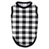 Luvable Friends 2 Pack Space Plaid Cotton Dog Cat T