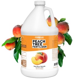 TPS NUTRIENTS Peach Tree Fertilizer for All Peach, Nectarine and Stone Fruit Trees, Liquid Plant Food 1 Gallon (128oz)