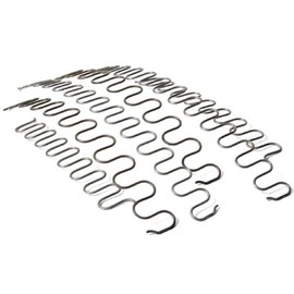 Zig zag furniture and auto upholstery oil tempered sinuous springs 9 Gauge, 10 foot length roll made in the USA