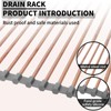 blueden 15.74" x 17"Large Roll Up Dish Drying Rack Over