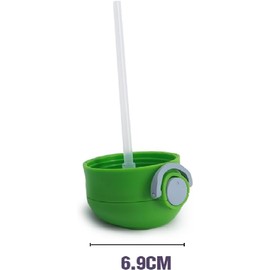 ZREGGUR 12oz Replacement Lid with Straw for Kid Tumbler,1 PACK Leak-Proof and Spill-Proof Straw Lids for,BPA Free, (pink)