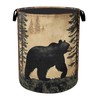 Forest Cabin Bear Laundry Basket - Heavy Duty 60L Dirty