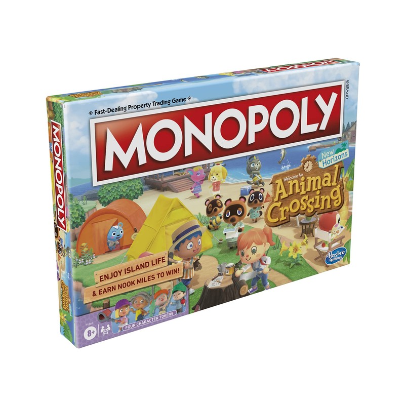 MONOPOLY Animal Crossing New Horizons Edition Board Game for Kids