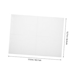 Outanaya 20Pcs Disposable Tattoo and Nail Table Mats Multi Purpose Composite Film Covers for Professional Cleanliness Tattooing and Manicure White