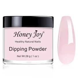 28g/Box Fine Dipping Powder French Manicure Clear Foundation,Pink, White Dip Powder Nails Starter Kit,Clear Natural Pink