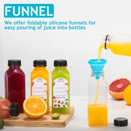 30 Pcs 12 Oz Plastic Juice Bottles with Caps,Clear Reusable Water Bottle & Tamper Proof Lids,Juice Containers,Juicing Bottles for Fruit Juice,Smoothies,Coffee - Food Grade & Leakproof Travel Bottles