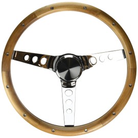 Grant 213 Classic Wood Steering Wheel with Rivets