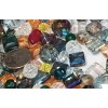 assorted 25 Pcs Large beads Crystal Bead Lot Faceted Transparent