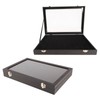 Ring Display Case Organizer with Transparent Lid 100 Slot Jewelry