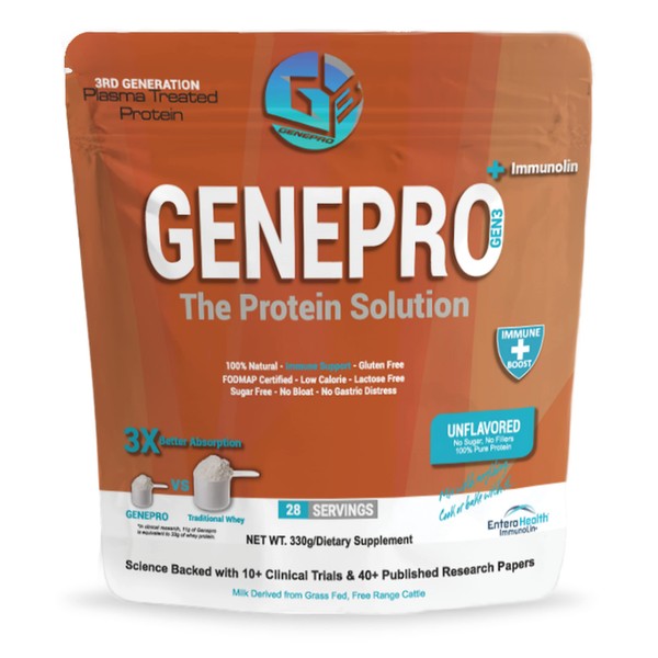 Musclegen Research Genepro Medical Grade Protein Powder - Net Weight 453.5 Grams - 30 Servings