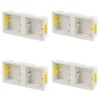 Pack of 4 x Appleby SB637 Dry Lining Boxes Dual