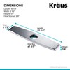 Kraus DP02CH Deck Plate, Kitchen Faucet, Chrome