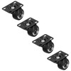 4pcs Caster Wheel 360 Degree No Noise Caster Fit for