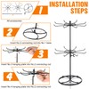 Tandefio 2 Pcs Rotating Bracelet Display Stand Jewelry Rack Metal