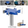 Slab Flattening Router Bit 1/2 Shank, 2-1/2" Cut Dia, 6