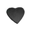 Natursteinzentrum Rhein Main Set of 8 Slate Coasters Heart-Shaped Approx.
