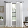 Archaeo Washed Cotton Twist Tab Curtain, 52" x 108", White