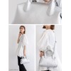 VITAFELICE Inb-10038p Women's 2-Way Mini Boston Bag, Silver