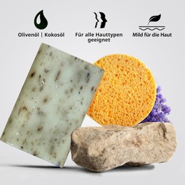 Dungl Schmied Handmade Juniper Soap | Juniper Soap Piece | Scented Natural | Without Palm Oil | Care Soap with Natural Ingredients | Vegan | For All Skin Types