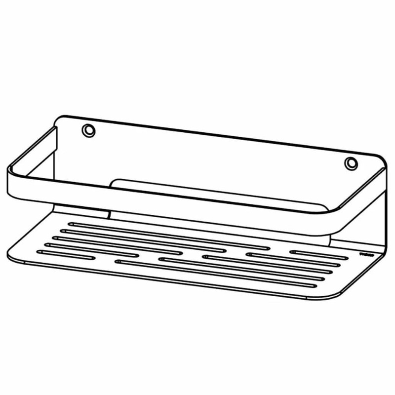 Tiger Caddy Shower Basket, Stainless Steel Brushed, 24 x 10.6