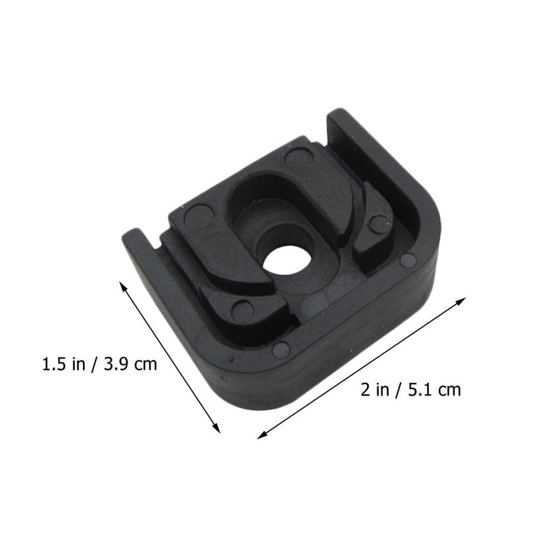 OUNONA Air Conditioner Outdoor Unit Anti-Vibration Rubber Pads Vibration Noise