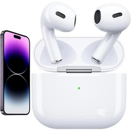 Wireless Earbuds AirBuds Pods Bluetooth 5.3 Headphones in Ear with HiFi Stereo Deep Bass 4 ENC Noise Cancelling Mic Wireless Earphones 48H Playtime IP7 Waterproof Android/IOS/Air Pod