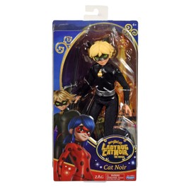 BANDAI Miraculous Ladybug & Cat Noir Movie Cat Noir Fashion Doll - 26cm Adrien with Staff Accessory - Make Great Miraculous Toys for Girls and Boys