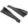 2 Pcs 35cm Rear Bumper Canard Lip Splitter Left Right