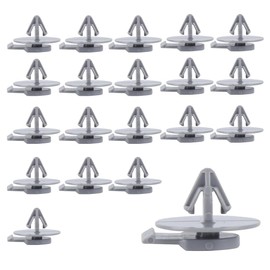 VYIBPDY 20pcs Wheel Arch Trim Clips for Cooper R50 R52 R55 R56 Grey Plastic Outer, s