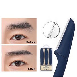 3 Pcs Men's Folding Eyebrow Trimmer Makeup Facial Shaver Nahair Remover Eyebrow Remover Eyebrow Remover Eyebrow Guheramining Tool Eyebrow Shaving Eyebrow Scissors Comb Eyebrow Trimmer Fine Messish,