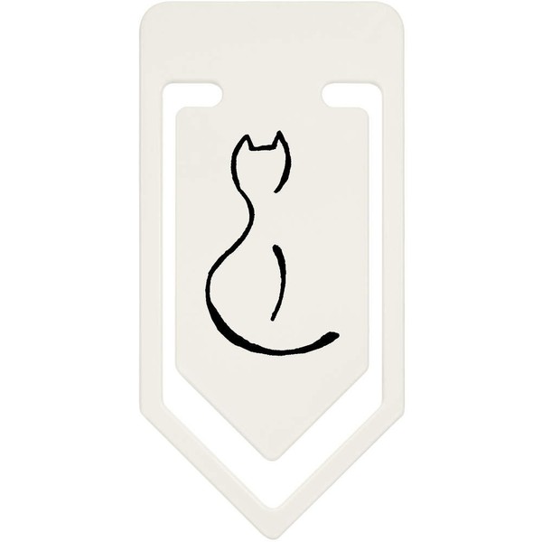 91mm 'Cat Outline' Large Plastic Paper Clip (CC00036281)