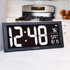 AcuRite 75159M 14.5" Large White LED Digital Clock Inch