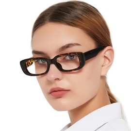 MARE AZZURO Unique Reading Glasses Women Trendy Readers 0 1.00 1.25 1.50 1.75 2.00 2.25 2.50 2.75 3.00 3.50 4.00 5.00 6.00 (Brown, 2.75)