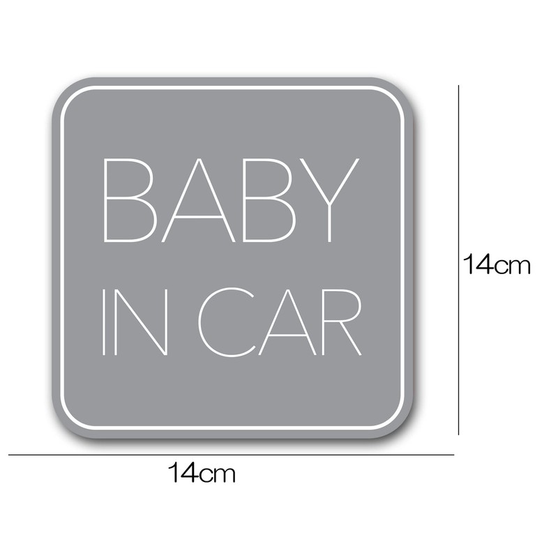 Baby Car Magnet (Simple Design) Baby in Car, Baby On