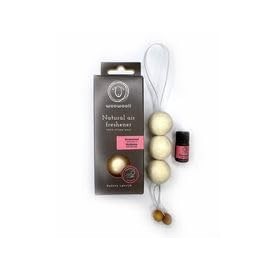 WOOWOOLL Natural Wool Car Air Freshener - Rosewood - Hand Made
