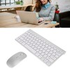 Smart Wireless Keyboard Mouse Kit Silent LED Indicator Waterproof Power