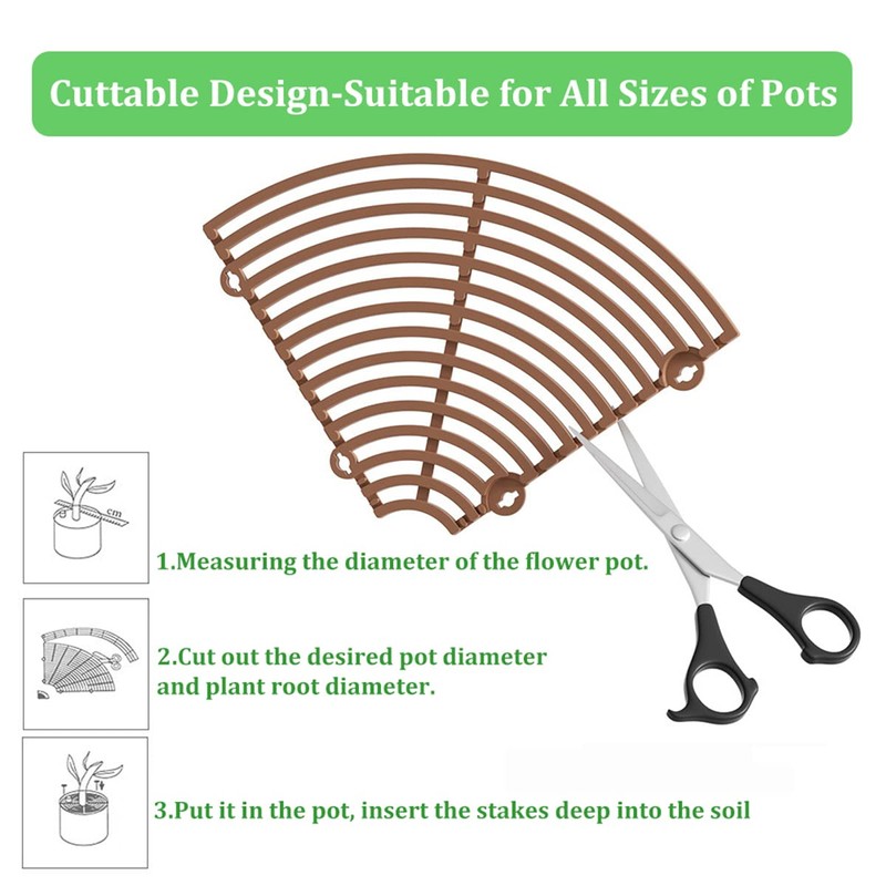 HQHG Plant Pot Grid Cover 4 Pack, 20.8 Inch and