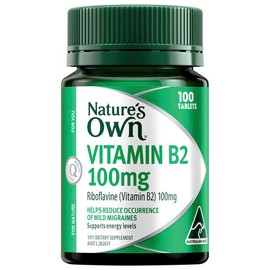 Nature's Own Vitamin B2 100Mg 100 Tablets