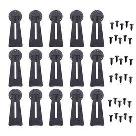 15 Pcs Photo Frame Pedestal Display Stand Photo Back Support Holder Photo Frame Accessories for Craft Album Paintings Display with screws(black)