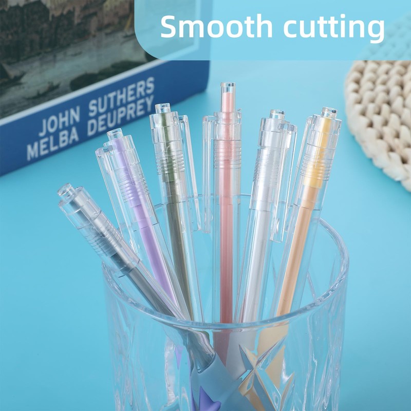 Gjinxi Knife Pen Craft Cutting Tools 6PCs Utility Paper Pen