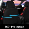 Car Seat Cover for 2/5 Seats Universal, Fabric Car Front