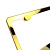 Electric-Plating Color Mirror Polished T304 Stainless Steel License Plate Frame