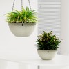 Vanslogreen 2 Pack Hanging Planters for Indoor Outdoor Plants, 10