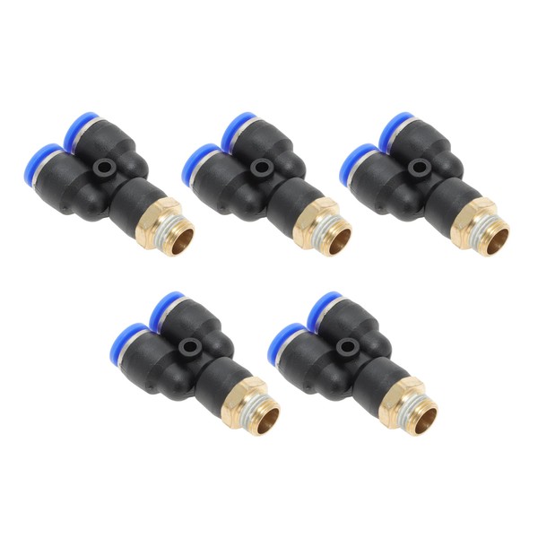HOPESPANNER Push to Connect Air Fittings 1/4" Y Type Air