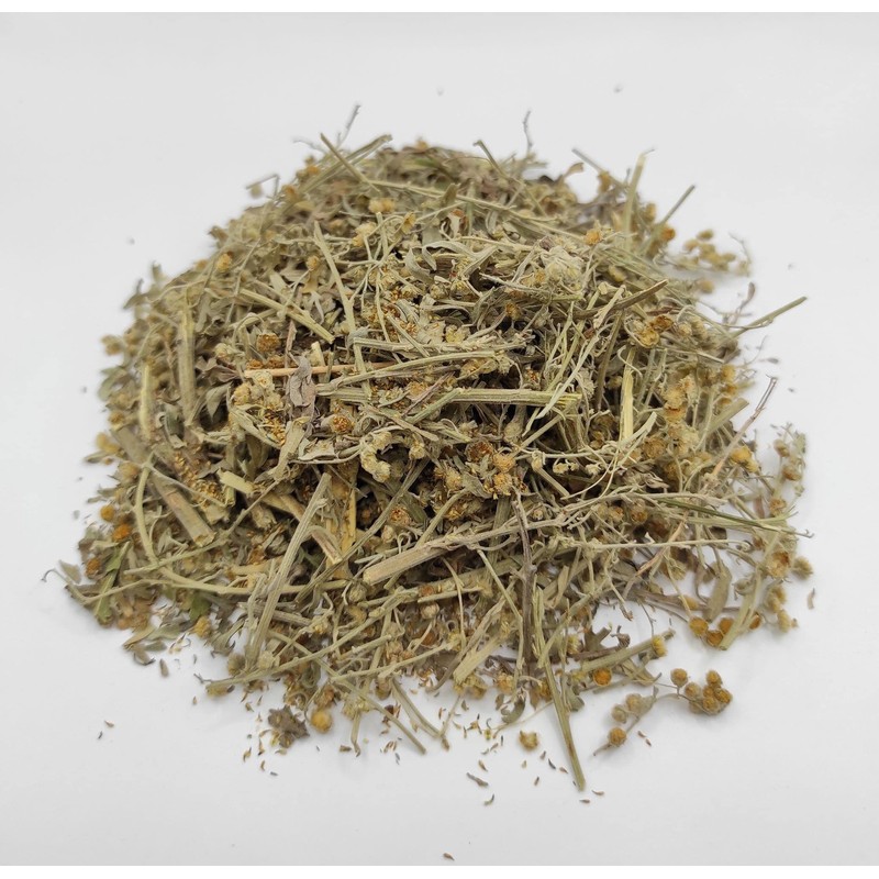 Dried Wormwood Cut Leaves and Flowers Mugwort 85 Grams -
