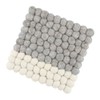 cilio Lana Due Washable Felt Sheep's Wool Coaster for Hot
