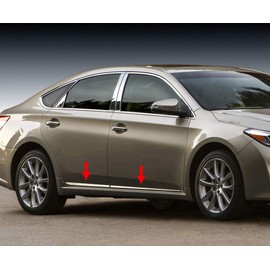 Made in USA! Compatible with 2013-2017 Toyota Avalon Lower Accent Body Side Molding Trim Wide 4PC
