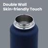 Binghill 32 oz vacuum insulated stainless steel water bottle with
