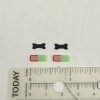 Non-operating Lightbars 2 Pack 1/64 Mini Whelen Edge Green Red