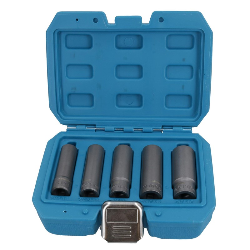 AB Tools 5pc 3/8" Drive Deep Bolt Extractor Set Damaged